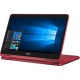 Dell 11.6" Inspiron 11 3000 Series Multi-Touch 2-in-1 Laptop - RED