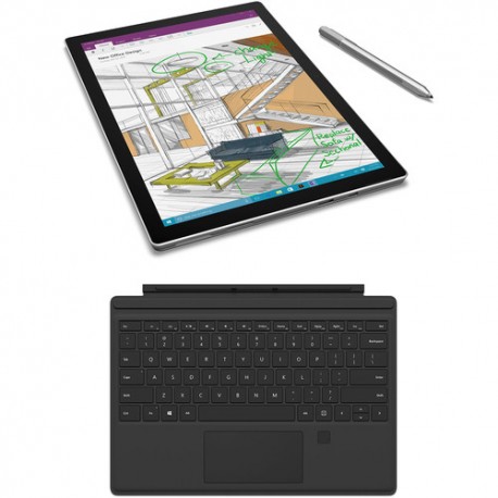 Microsoft 12.3" Surface Pro 4 128GB Multi-Touch Tablet (Silver) 